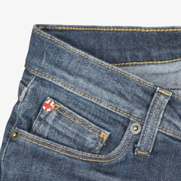 Hudson Ankle Krista Super Skinny Jeans in Niya Color Size 26 Dark wash - Picture 3 of 9